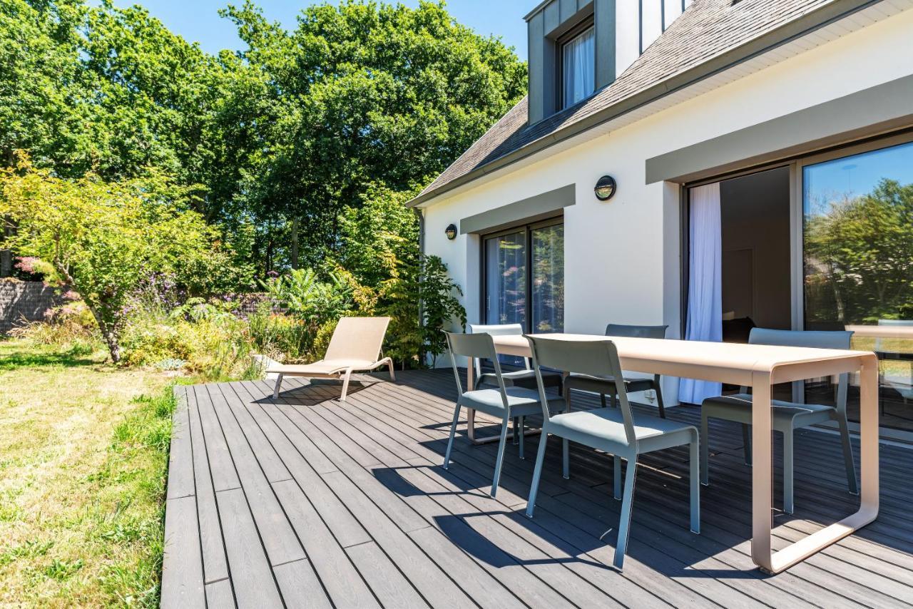 Les Peupliers - Maison De Vacances Avec Jardin Bénodet Exteriör bild