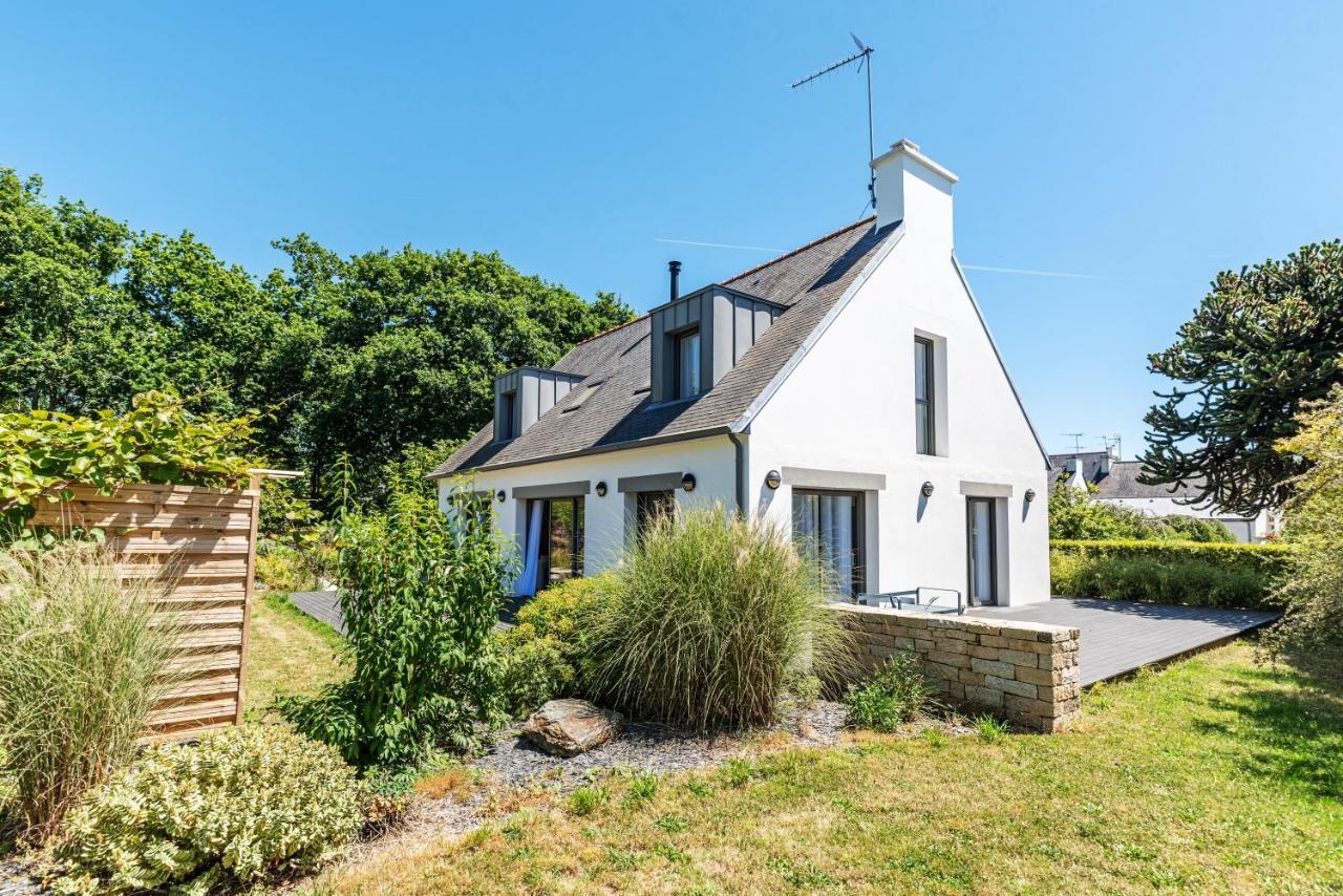 Les Peupliers - Maison De Vacances Avec Jardin Bénodet Exteriör bild